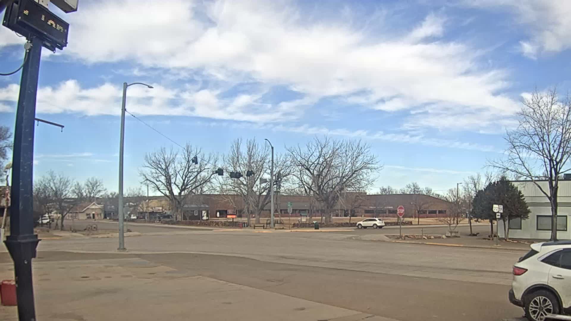 Broadus Village,  U.S Highway 212 Live Cam - Broadus, Powder River, Montana, USA
