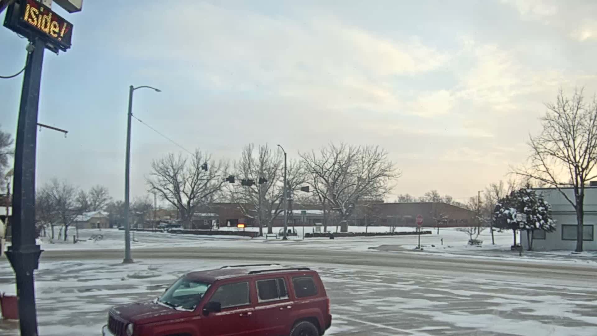 Broadus Village,  U.S Highway 212 Live Cam - Broadus, Powder River, Montana, USA