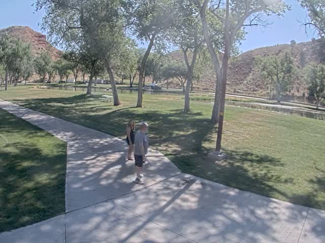 Thermopolis, Hot Springs State Park Koi Fish Ponds & Monument Hill Live Cam - Thermopolis, 	Hot Springs, Wyoming, USA