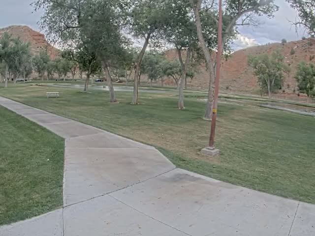 Thermopolis, Hot Springs State Park Koi Fish Ponds & Monument Hill Live Cam - Thermopolis, 	Hot Springs, Wyoming, USA