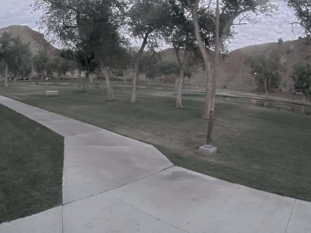 Thermopolis, Hot Springs State Park Koi Fish Ponds & Monument Hill Live Cam - Thermopolis, 	Hot Springs, Wyoming, USA