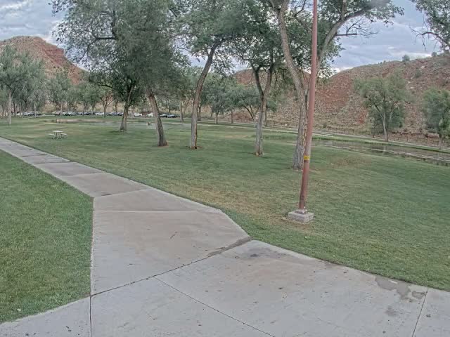 Thermopolis, Hot Springs State Park Koi Fish Ponds & Monument Hill Live Cam - Thermopolis, 	Hot Springs, Wyoming, USA