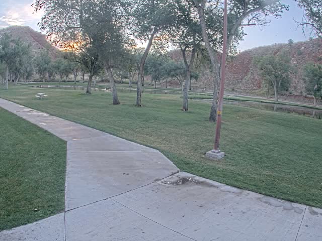 Thermopolis, Hot Springs State Park Koi Fish Ponds & Monument Hill Live Cam - Thermopolis, 	Hot Springs, Wyoming, USA