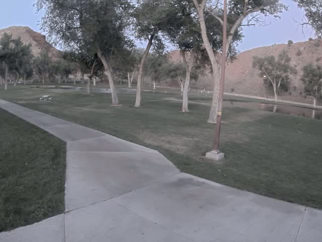 Thermopolis, Hot Springs State Park Koi Fish Ponds & Monument Hill Live Cam - Thermopolis, 	Hot Springs, Wyoming, USA