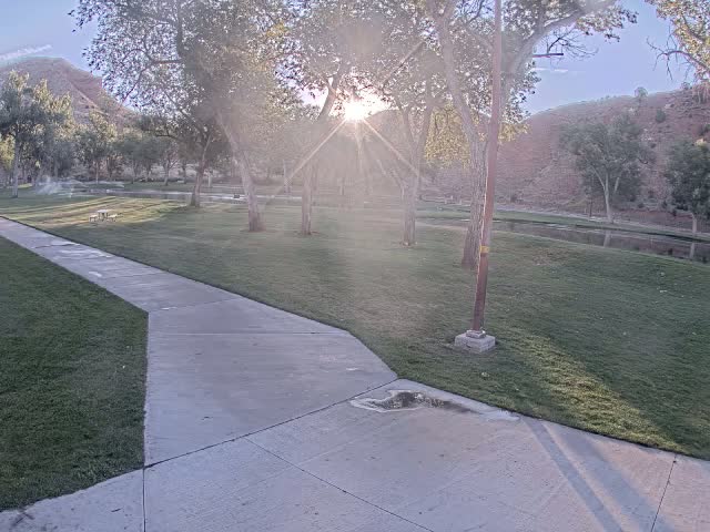 Thermopolis, Hot Springs State Park Koi Fish Ponds & Monument Hill Live Cam - Thermopolis, 	Hot Springs, Wyoming, USA