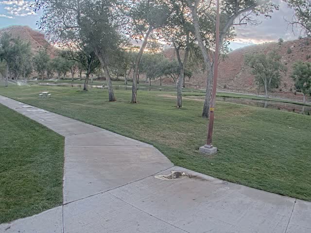 Thermopolis, Hot Springs State Park Koi Fish Ponds & Monument Hill Live Cam - Thermopolis, 	Hot Springs, Wyoming, USA