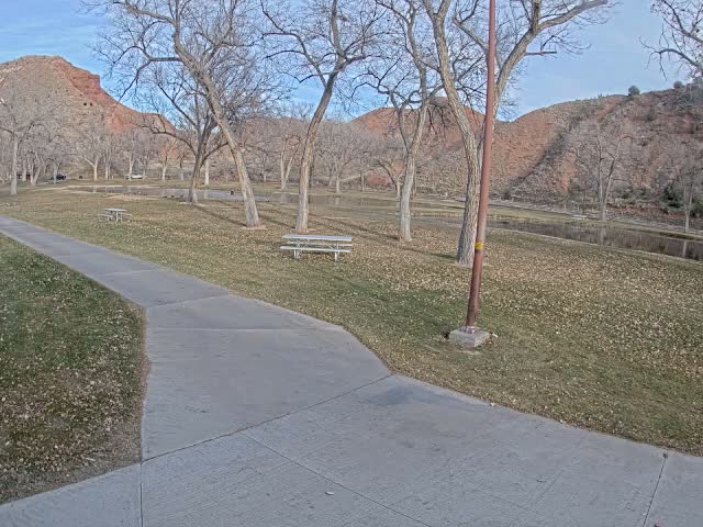 Thermopolis, Hot Springs State Park Koi Fish Ponds & Monument Hill Live Cam - Thermopolis, 	Hot Springs, Wyoming, USA
