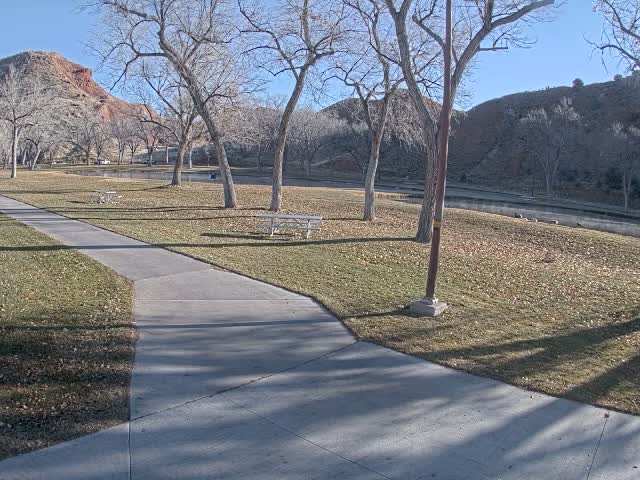 Thermopolis, Hot Springs State Park Koi Fish Ponds & Monument Hill Live Cam - Thermopolis, 	Hot Springs, Wyoming, USA