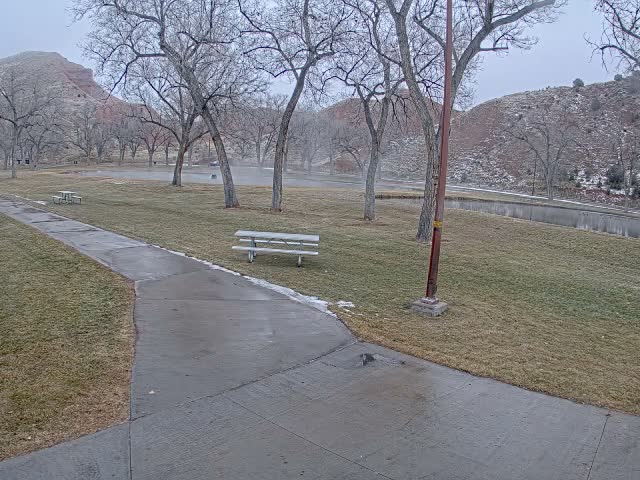 Thermopolis, Hot Springs State Park Koi Fish Ponds & Monument Hill Live Cam - Thermopolis, 	Hot Springs, Wyoming, USA