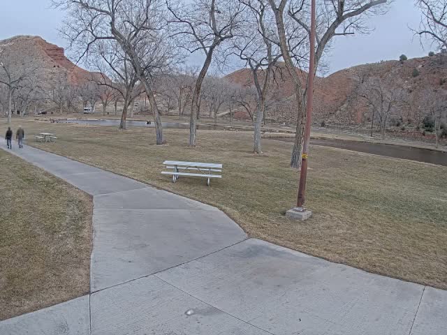 Thermopolis, Hot Springs State Park Koi Fish Ponds & Monument Hill Live Cam - Thermopolis, 	Hot Springs, Wyoming, USA