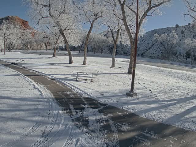 Thermopolis, Hot Springs State Park Koi Fish Ponds & Monument Hill Live Cam - Thermopolis, 	Hot Springs, Wyoming, USA