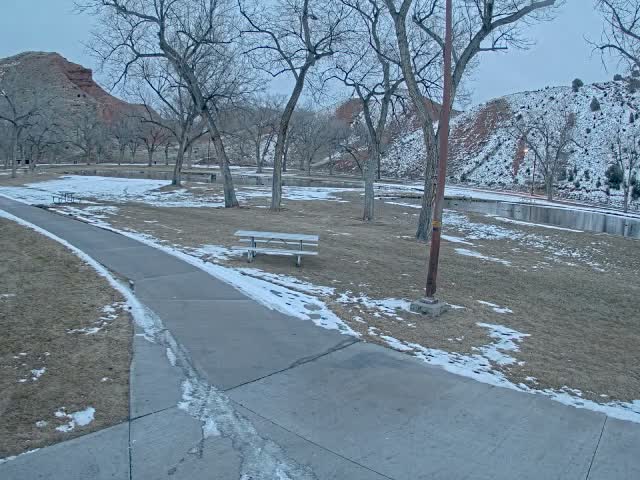 Thermopolis, Hot Springs State Park Koi Fish Ponds & Monument Hill Live Cam - Thermopolis, 	Hot Springs, Wyoming, USA