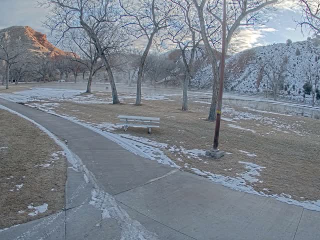 Thermopolis, Hot Springs State Park Koi Fish Ponds & Monument Hill Live Cam - Thermopolis, 	Hot Springs, Wyoming, USA