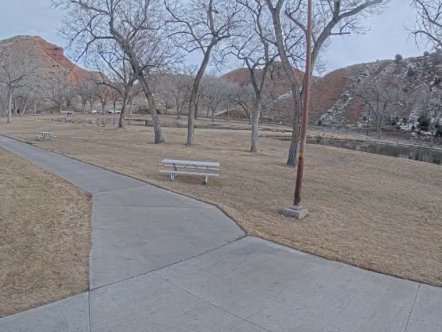 Thermopolis, Hot Springs State Park Koi Fish Ponds & Monument Hill Live Cam - Thermopolis, 	Hot Springs, Wyoming, USA