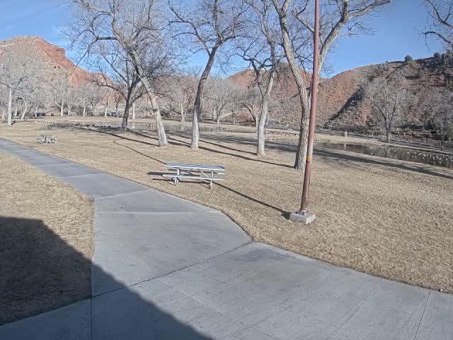 Thermopolis, Hot Springs State Park Koi Fish Ponds & Monument Hill Live Cam - Thermopolis, 	Hot Springs, Wyoming, USA