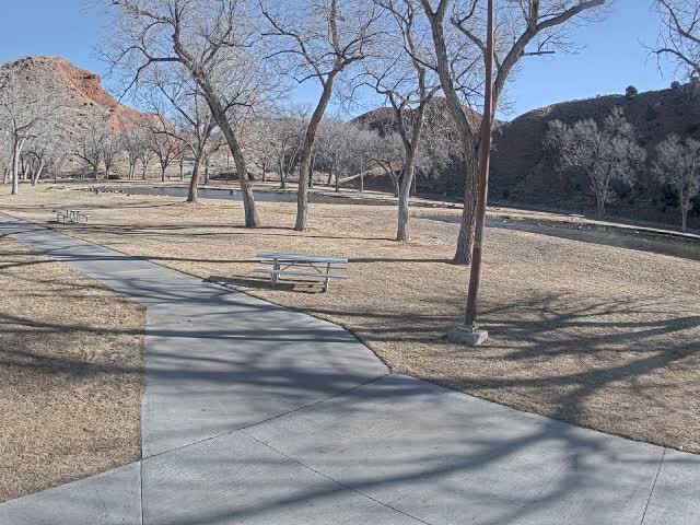 Thermopolis, Hot Springs State Park Koi Fish Ponds & Monument Hill Live Cam - Thermopolis, 	Hot Springs, Wyoming, USA