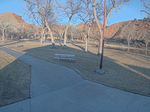 Thermopolis, Hot Springs State Park Koi Fish Ponds & Monument Hill Live Cam - Thermopolis, 	Hot Springs, Wyoming, USA