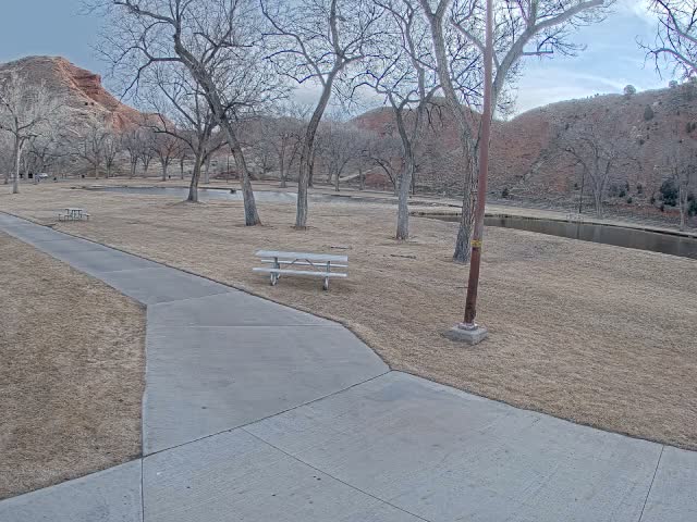 Thermopolis, Hot Springs State Park Koi Fish Ponds & Monument Hill Live Cam - Thermopolis, 	Hot Springs, Wyoming, USA