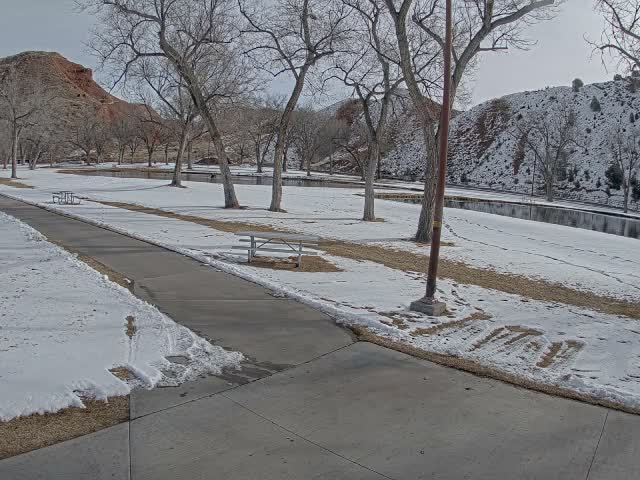 Thermopolis, Hot Springs State Park Koi Fish Ponds & Monument Hill Live Cam - Thermopolis, 	Hot Springs, Wyoming, USA