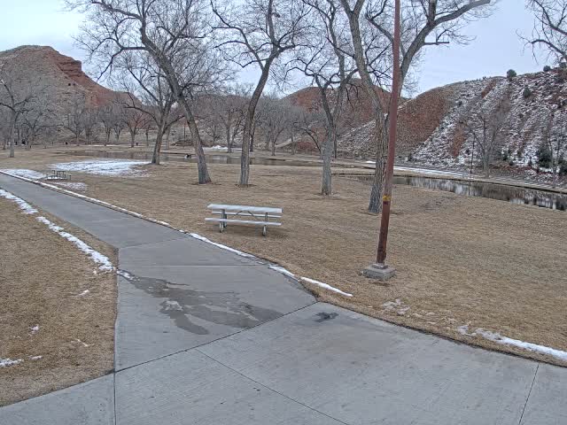 Thermopolis, Hot Springs State Park Koi Fish Ponds & Monument Hill Live Cam - Thermopolis, 	Hot Springs, Wyoming, USA