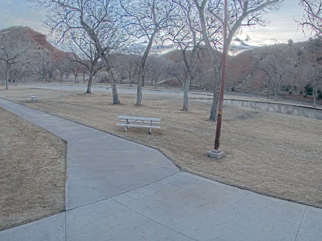 Thermopolis, Hot Springs State Park Koi Fish Ponds & Monument Hill Live Cam - Thermopolis, 	Hot Springs, Wyoming, USA