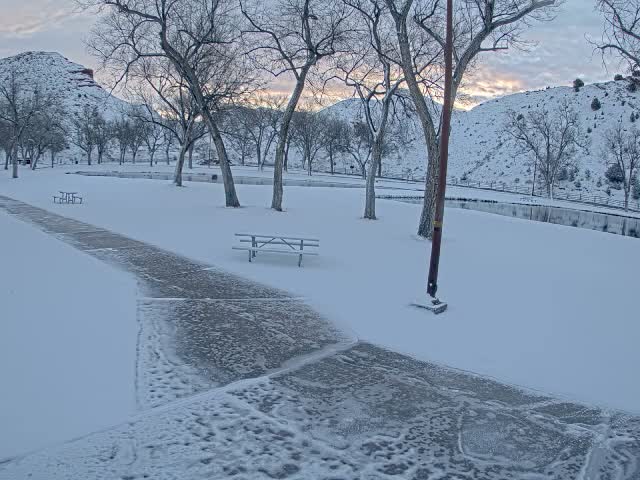 Thermopolis, Hot Springs State Park Koi Fish Ponds & Monument Hill Live Cam - Thermopolis, 	Hot Springs, Wyoming, USA