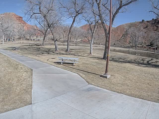 Thermopolis, Hot Springs State Park Koi Fish Ponds & Monument Hill Live Cam - Thermopolis, 	Hot Springs, Wyoming, USA