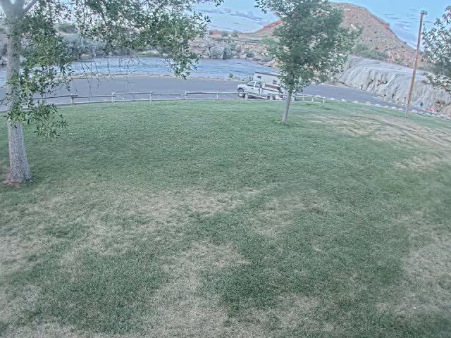 Thermopolis, Hot Springs State Park Bighorn River & Rainbow Terrace Live Cam - Thermopolis, Hot Springs, Wyoming, USA