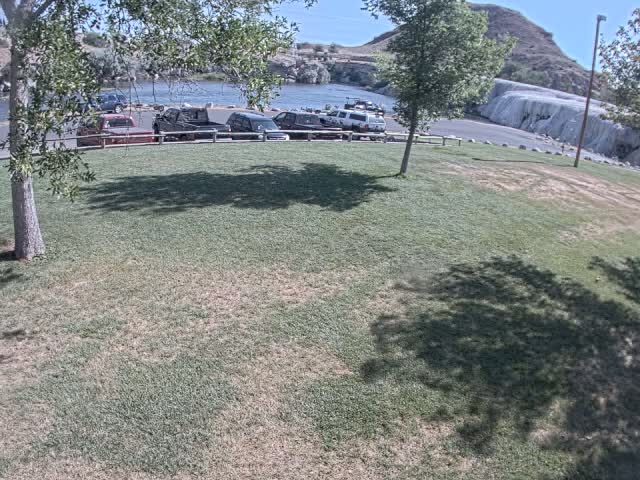 Thermopolis, Hot Springs State Park Bighorn River & Rainbow Terrace Live Cam - Thermopolis, Hot Springs, Wyoming, USA