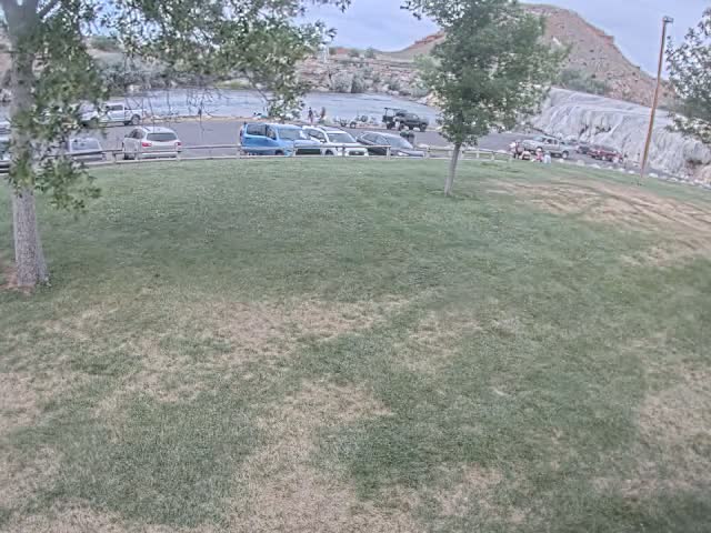Thermopolis, Hot Springs State Park Bighorn River & Rainbow Terrace Live Cam - Thermopolis, Hot Springs, Wyoming, USA
