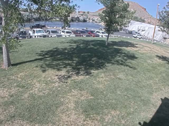 Thermopolis, Hot Springs State Park Bighorn River & Rainbow Terrace Live Cam - Thermopolis, Hot Springs, Wyoming, USA
