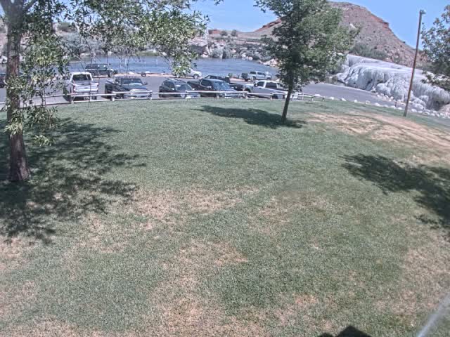 Thermopolis, Hot Springs State Park Bighorn River & Rainbow Terrace Live Cam - Thermopolis, Hot Springs, Wyoming, USA