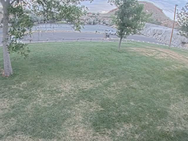 Thermopolis, Hot Springs State Park Bighorn River & Rainbow Terrace Live Cam - Thermopolis, Hot Springs, Wyoming, USA