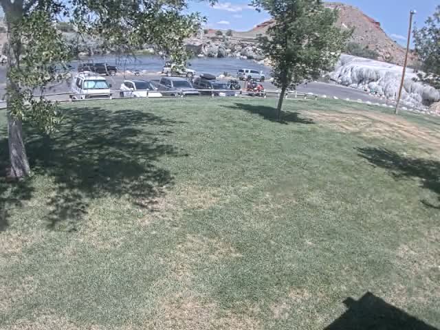 Thermopolis, Hot Springs State Park Bighorn River & Rainbow Terrace Live Cam - Thermopolis, Hot Springs, Wyoming, USA
