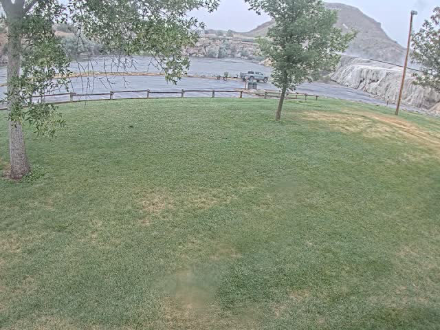 Thermopolis, Hot Springs State Park Bighorn River & Rainbow Terrace Live Cam - Thermopolis, Hot Springs, Wyoming, USA