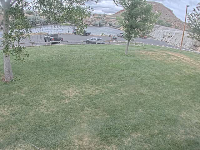 Thermopolis, Hot Springs State Park Bighorn River & Rainbow Terrace Live Cam - Thermopolis, Hot Springs, Wyoming, USA