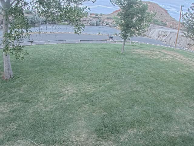 Thermopolis, Hot Springs State Park Bighorn River & Rainbow Terrace Live Cam - Thermopolis, Hot Springs, Wyoming, USA