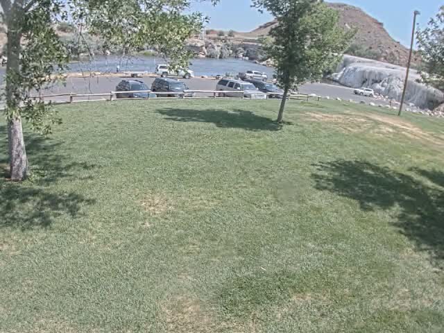 Thermopolis, Hot Springs State Park Bighorn River & Rainbow Terrace Live Cam - Thermopolis, Hot Springs, Wyoming, USA