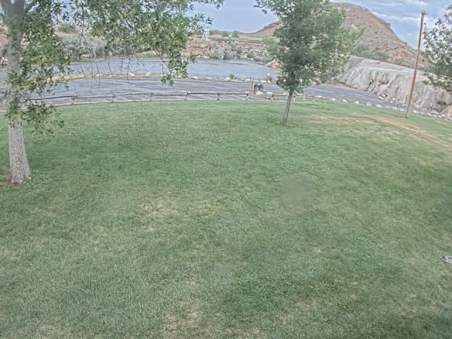 Thermopolis, Hot Springs State Park Bighorn River & Rainbow Terrace Live Cam - Thermopolis, Hot Springs, Wyoming, USA