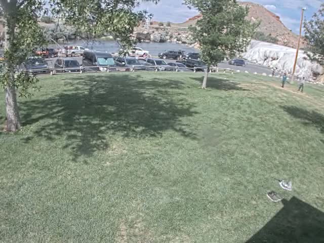 Thermopolis, Hot Springs State Park Bighorn River & Rainbow Terrace Live Cam - Thermopolis, Hot Springs, Wyoming, USA