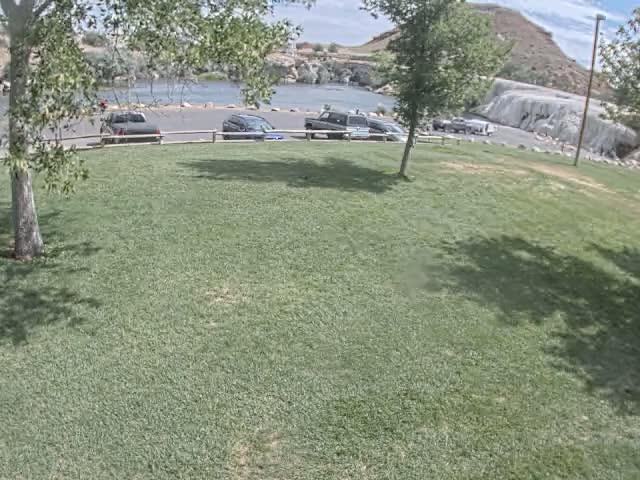 Thermopolis, Hot Springs State Park Bighorn River & Rainbow Terrace Live Cam - Thermopolis, Hot Springs, Wyoming, USA