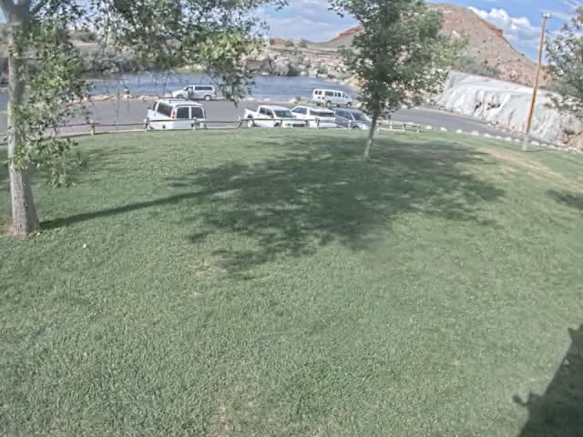 Thermopolis, Hot Springs State Park Bighorn River & Rainbow Terrace Live Cam - Thermopolis, Hot Springs, Wyoming, USA