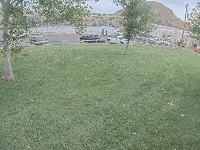 Thermopolis, Hot Springs State Park Bighorn River & Rainbow Terrace Live Cam - Thermopolis, Hot Springs, Wyoming, USA