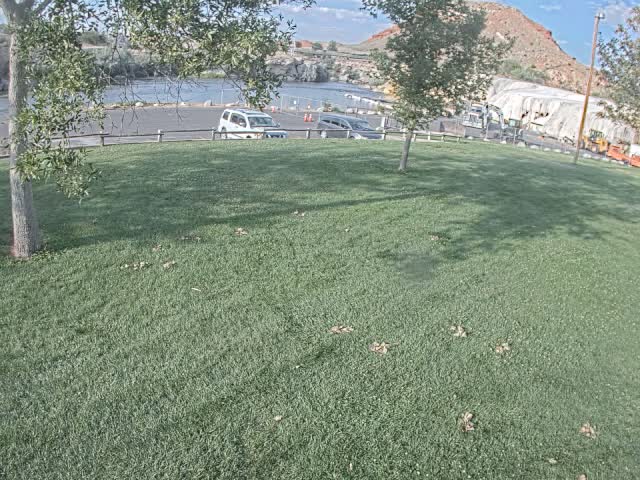 Thermopolis, Hot Springs State Park Bighorn River & Rainbow Terrace Live Cam - Thermopolis, Hot Springs, Wyoming, USA