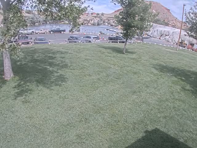 Thermopolis, Hot Springs State Park Bighorn River & Rainbow Terrace Live Cam - Thermopolis, Hot Springs, Wyoming, USA