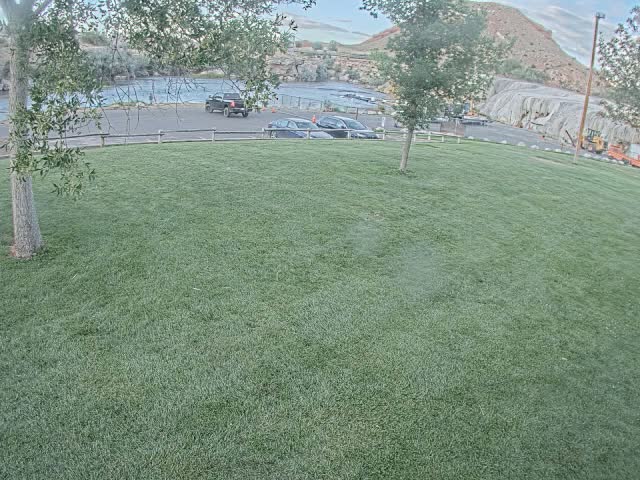Thermopolis, Hot Springs State Park Bighorn River & Rainbow Terrace Live Cam - Thermopolis, Hot Springs, Wyoming, USA