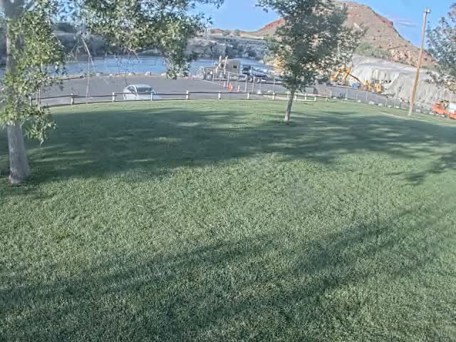 Thermopolis, Hot Springs State Park Bighorn River & Rainbow Terrace Live Cam - Thermopolis, Hot Springs, Wyoming, USA
