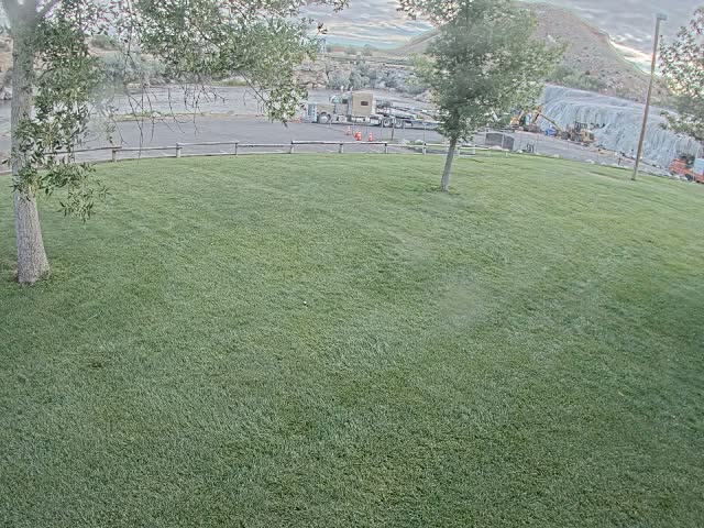 Thermopolis, Hot Springs State Park Bighorn River & Rainbow Terrace Live Cam - Thermopolis, Hot Springs, Wyoming, USA