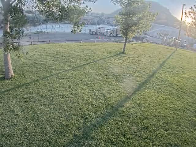 Thermopolis, Hot Springs State Park Bighorn River & Rainbow Terrace Live Cam - Thermopolis, Hot Springs, Wyoming, USA