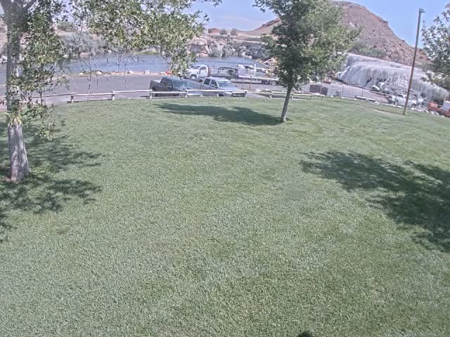 Thermopolis, Hot Springs State Park Bighorn River & Rainbow Terrace Live Cam - Thermopolis, Hot Springs, Wyoming, USA